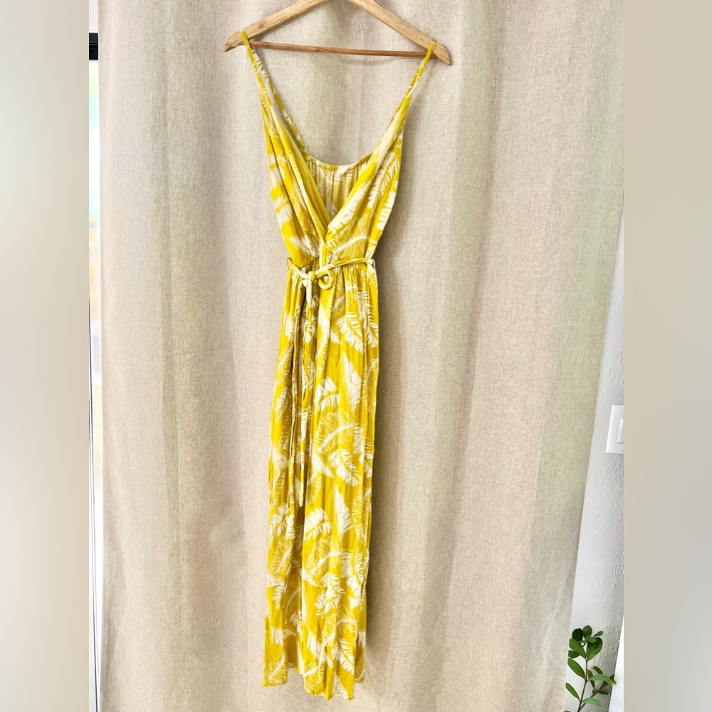 Yellow Tropical Vacation Dress